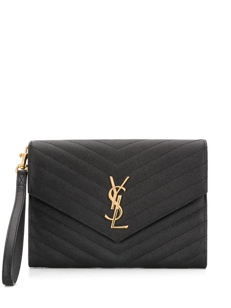 farfetch ysl clutch|ysl clutch bags.